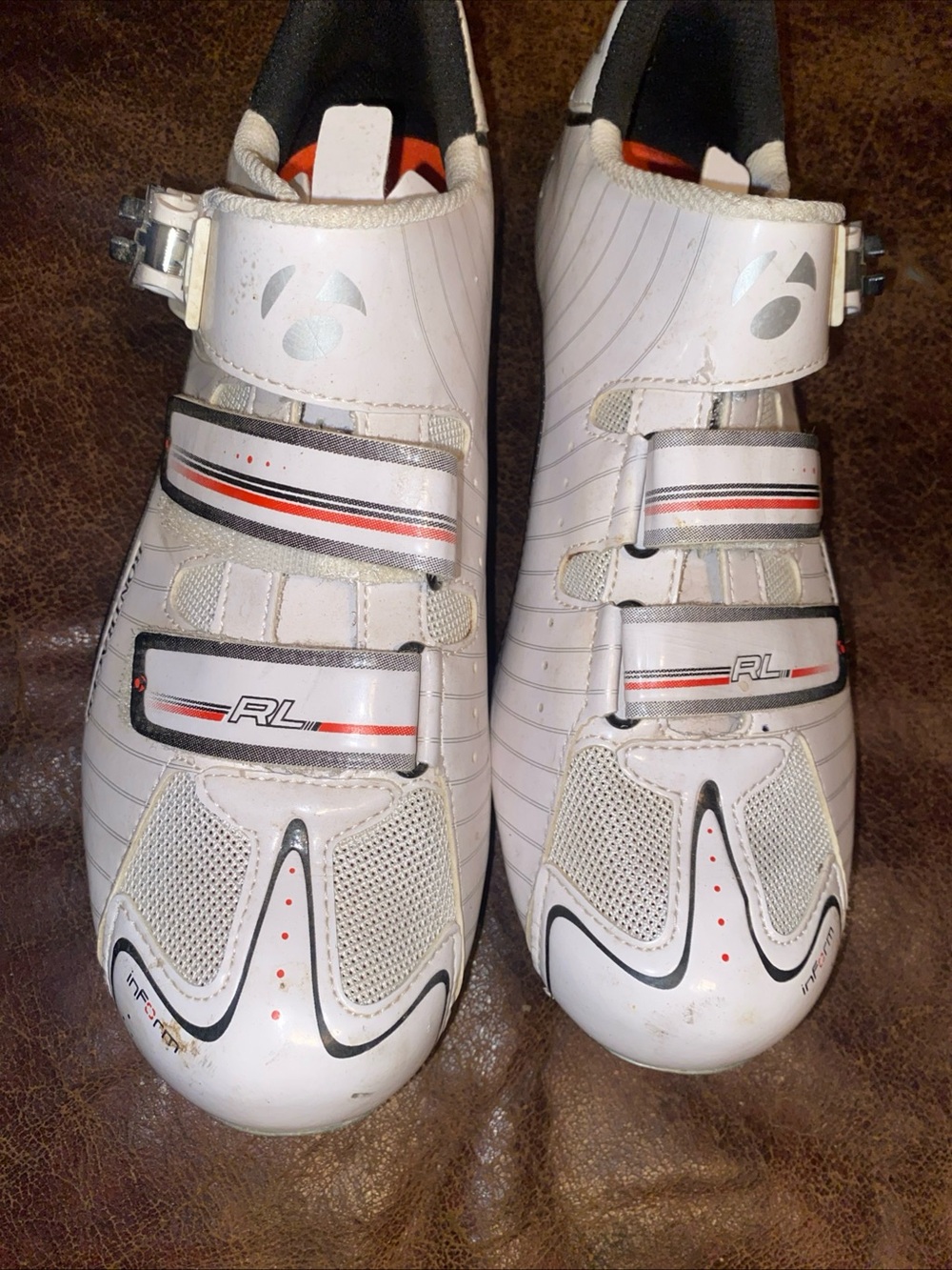 Bontrager by Trek RL Inform Carbon WSD Road Cycling Shoes, White, Mens  8.5 US